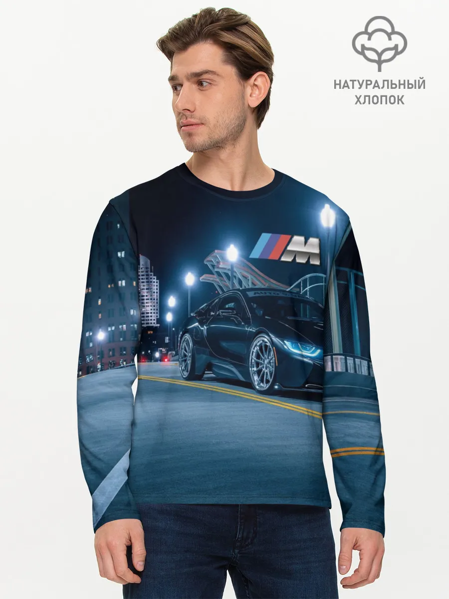 Мужской лонгслив базовый / BMW.