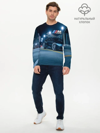 Мужской лонгслив базовый / BMW.