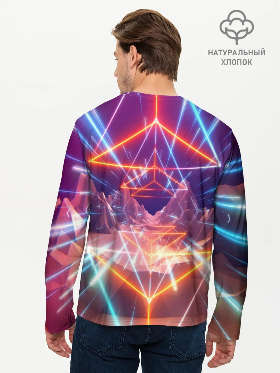 Мужской лонгслив базовый / Cyber Punk 2077