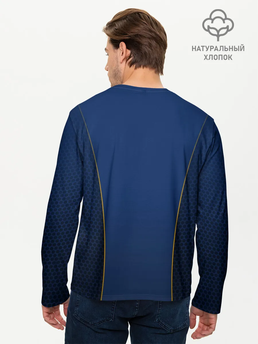 Мужской лонгслив базовый / Субару WRX STI Pro Sport