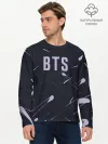 Мужской лонгслив базовый / BTS