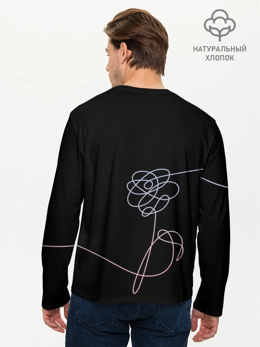 Мужской лонгслив базовый / LOVE YOURSELF_5