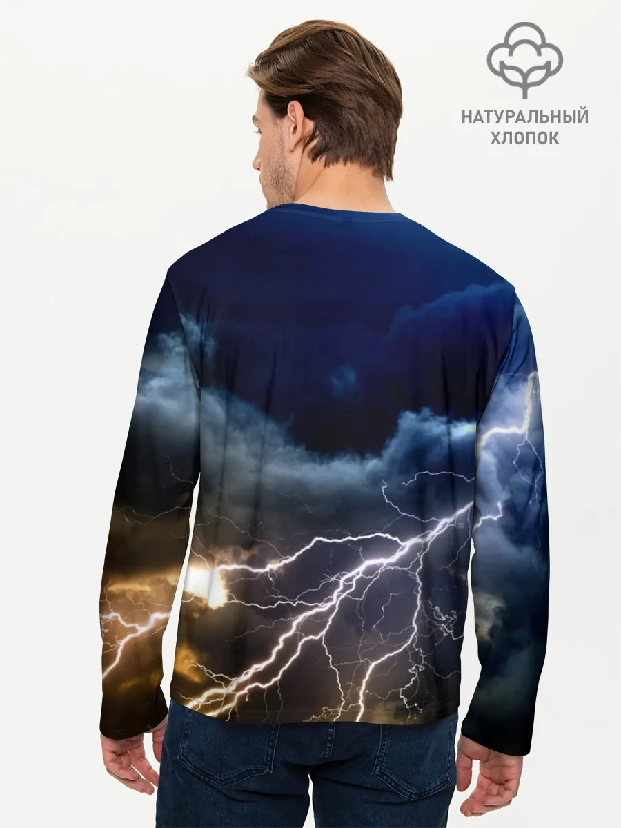 Мужской лонгслив базовый / American Gods