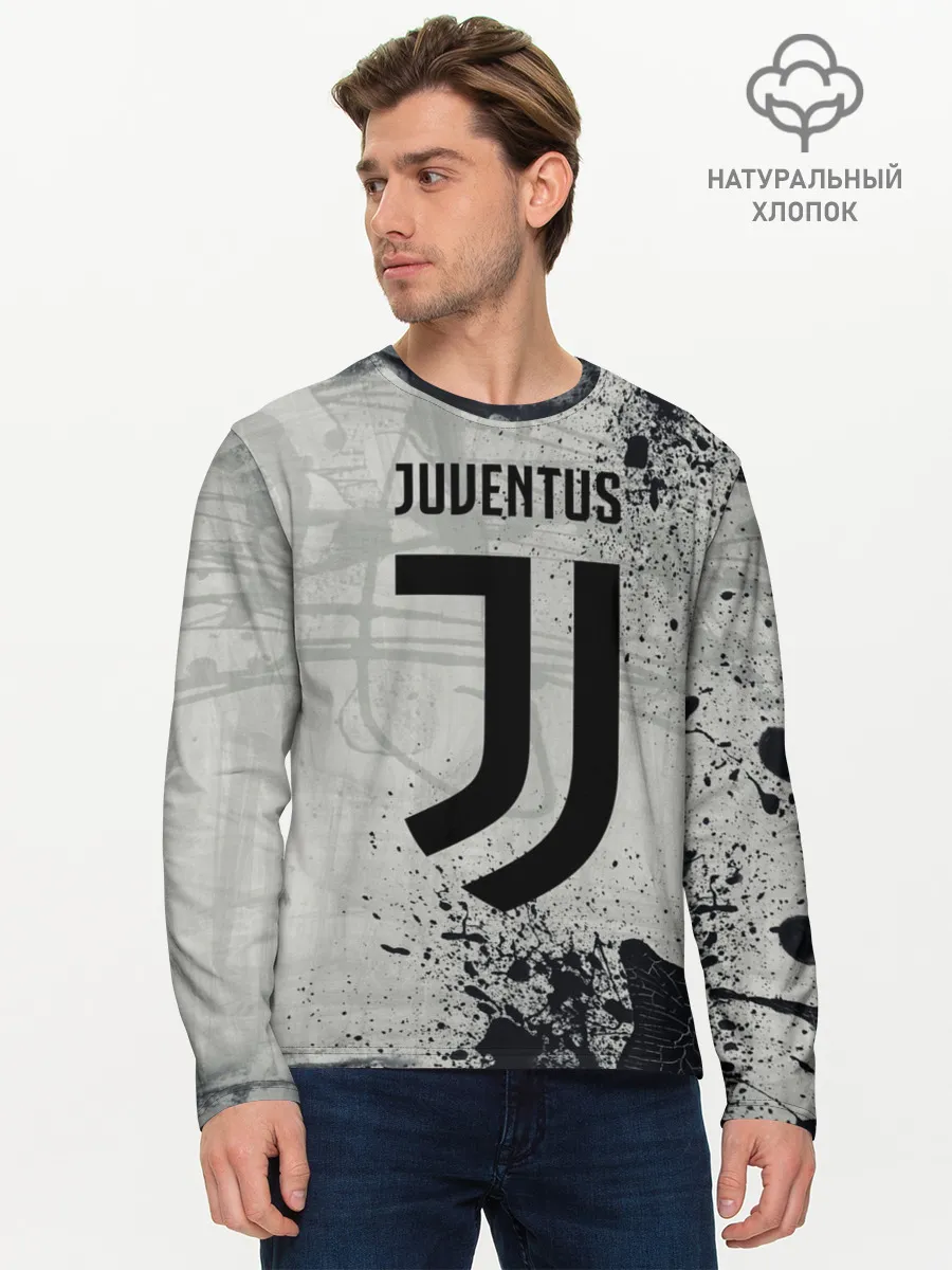 Мужской лонгслив базовый / JUVENTUS.