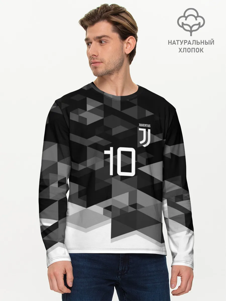 Мужской лонгслив базовый / JUVE 10 DYBALA