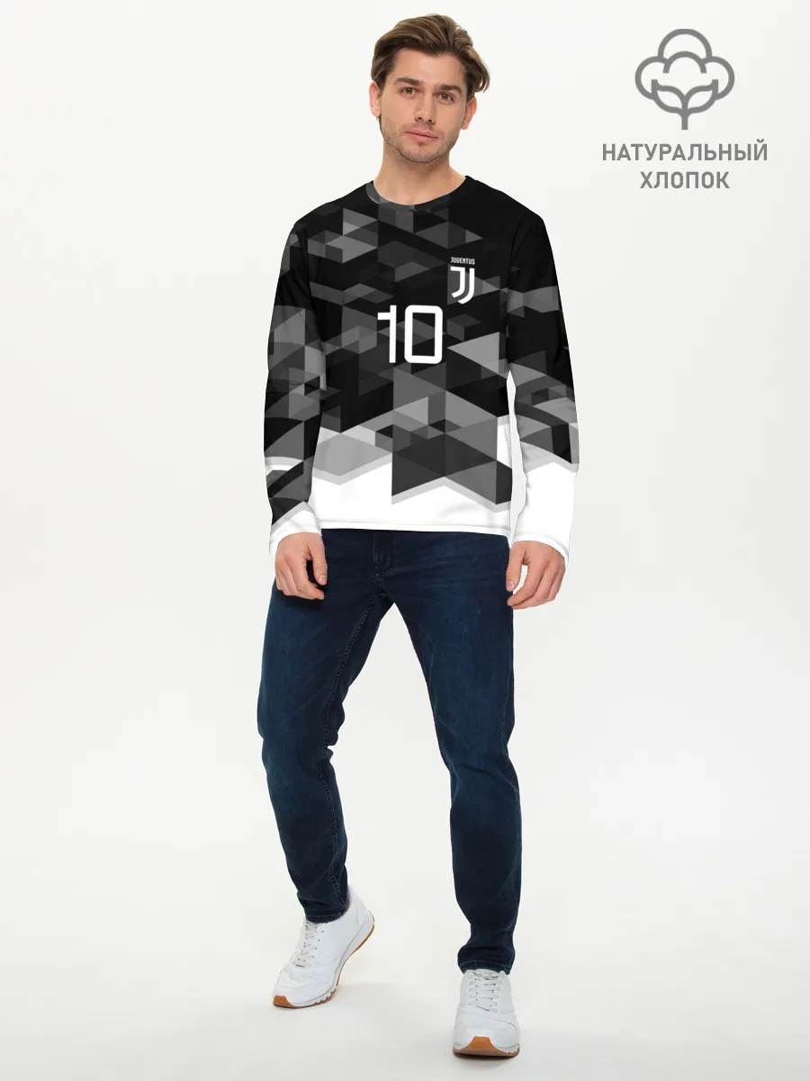 Мужской лонгслив базовый / JUVE 10 DYBALA