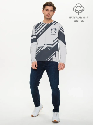 Мужской лонгслив базовый / TEAM LIQUID E-SPORT