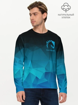 Мужской лонгслив базовый / TEAM LIQUID E-SPORT