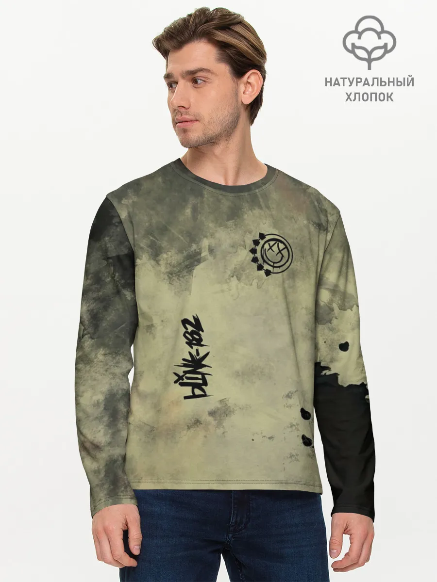 Мужской лонгслив базовый / Blink-182