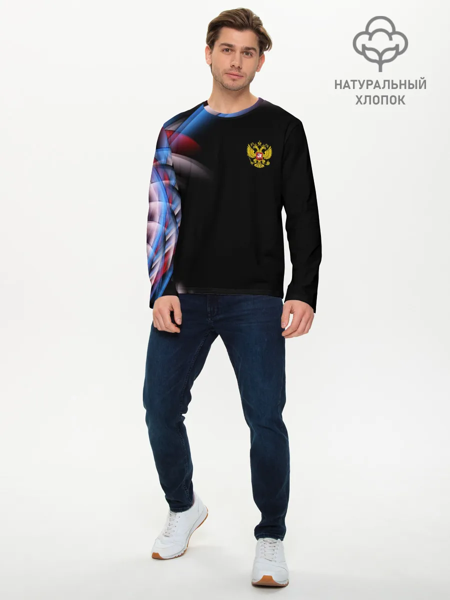 Мужской лонгслив базовый / Россия