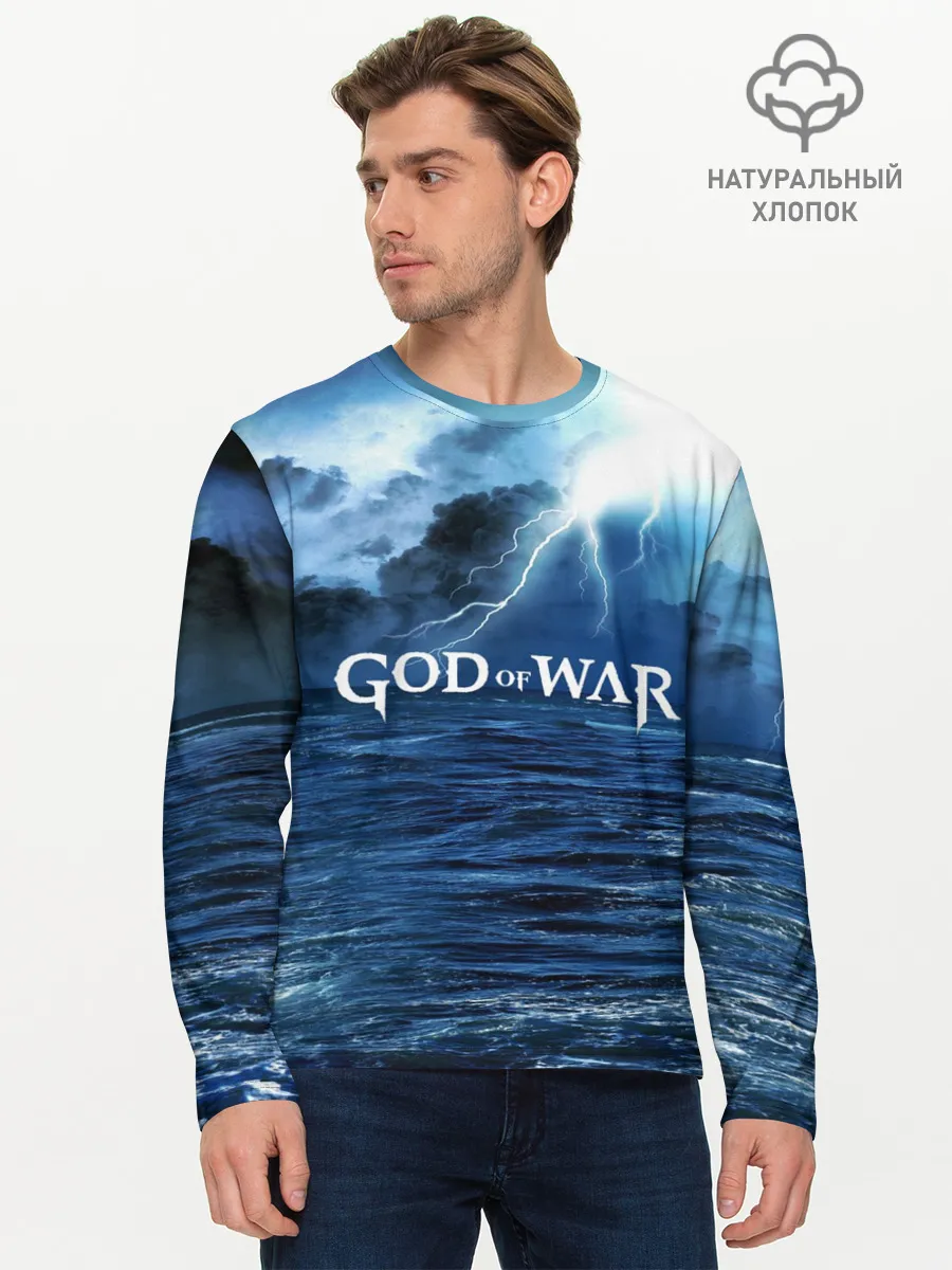 Мужской лонгслив базовый / God of WAR