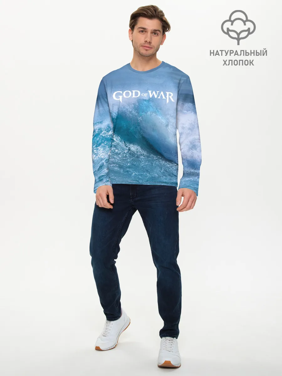 Мужской лонгслив базовый / God of WAR