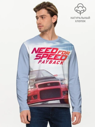 Мужской лонгслив базовый / Need for Speed: Payback