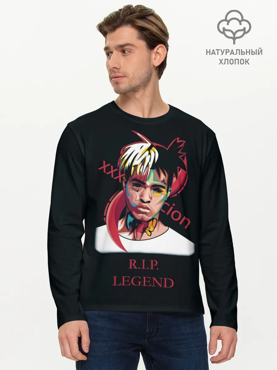 Мужской лонгслив базовый / XXXTentacion / RIP Legend 2