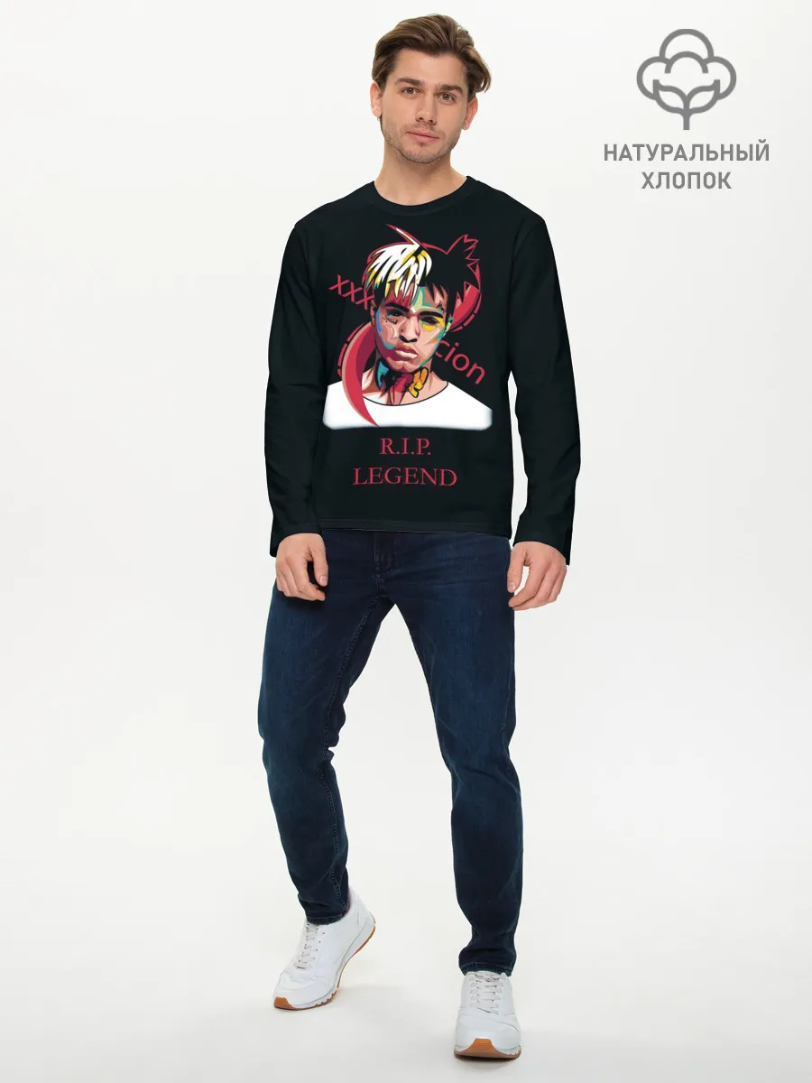 Мужской лонгслив базовый / XXXTentacion / RIP Legend 2
