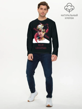 Мужской лонгслив базовый / XXXTentacion / RIP Legend 2