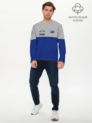 Мужской лонгслив базовый / Subaru