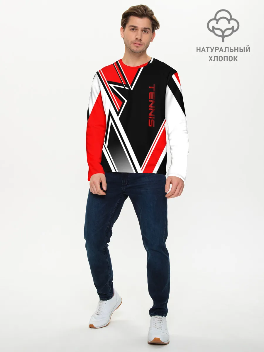 Мужской лонгслив базовый / Tennis