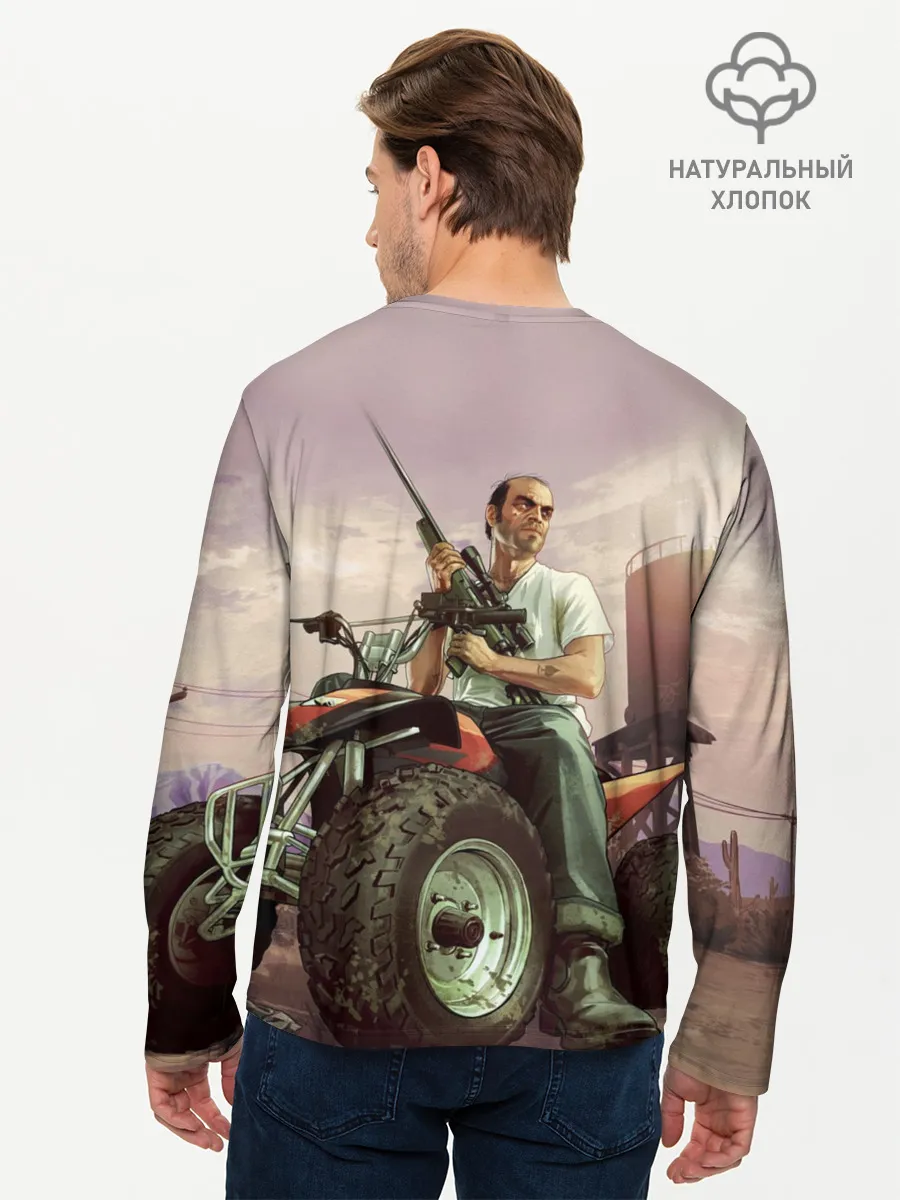 Мужской лонгслив базовый / Grand Theft Auto