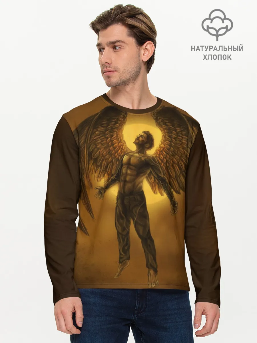 Мужской лонгслив базовый / Deus Ex: Human Revolution