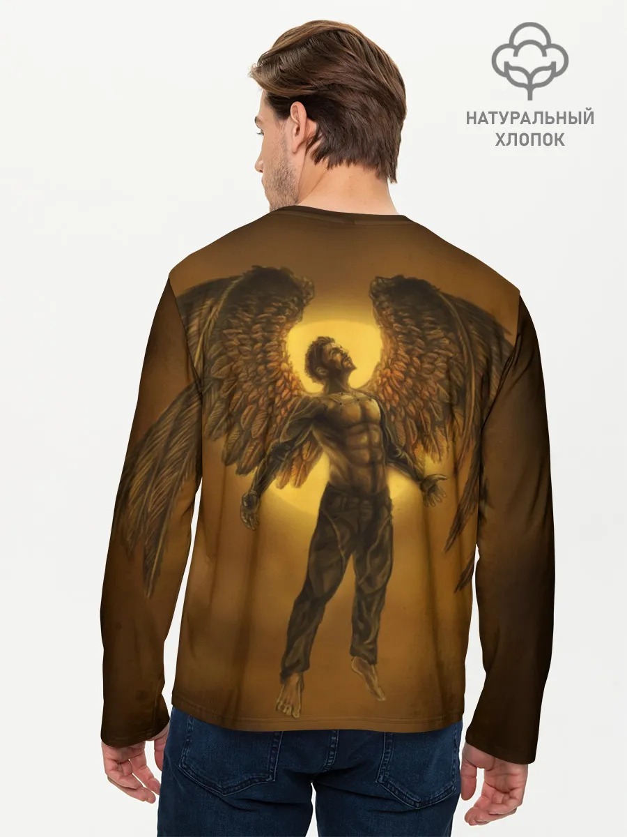 Мужской лонгслив базовый / Deus Ex: Human Revolution