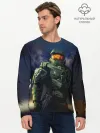 Мужской лонгслив базовый / Halo