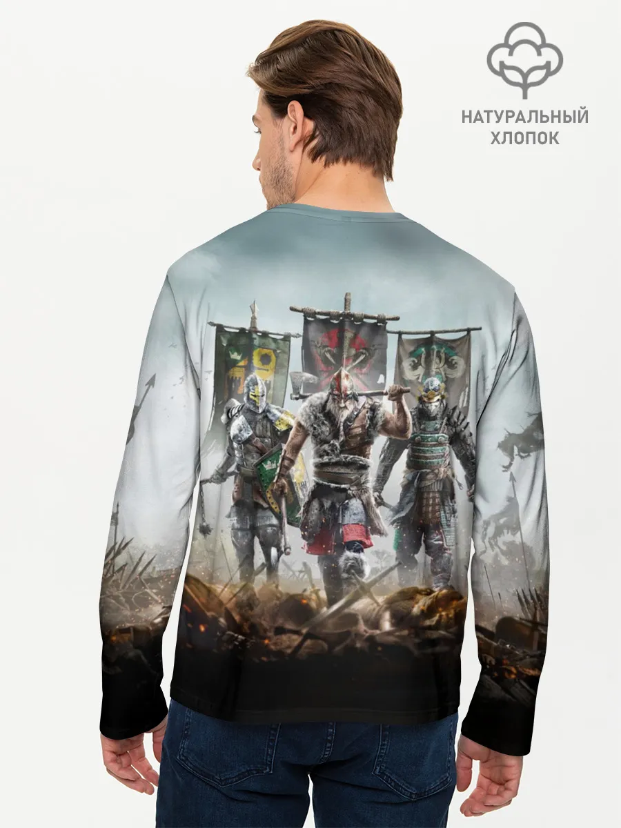 Мужской лонгслив базовый / For Honor