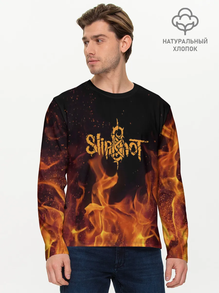 Мужской лонгслив базовый / Slipknot