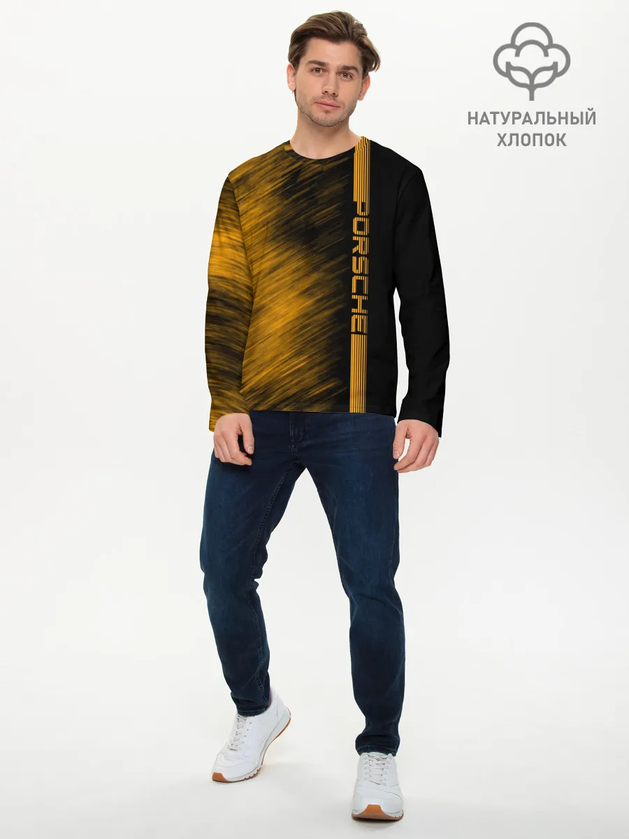 Мужской лонгслив базовый / Porsche