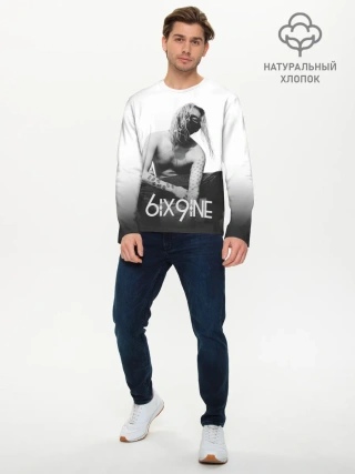 Мужской лонгслив базовый / 6IX9INE