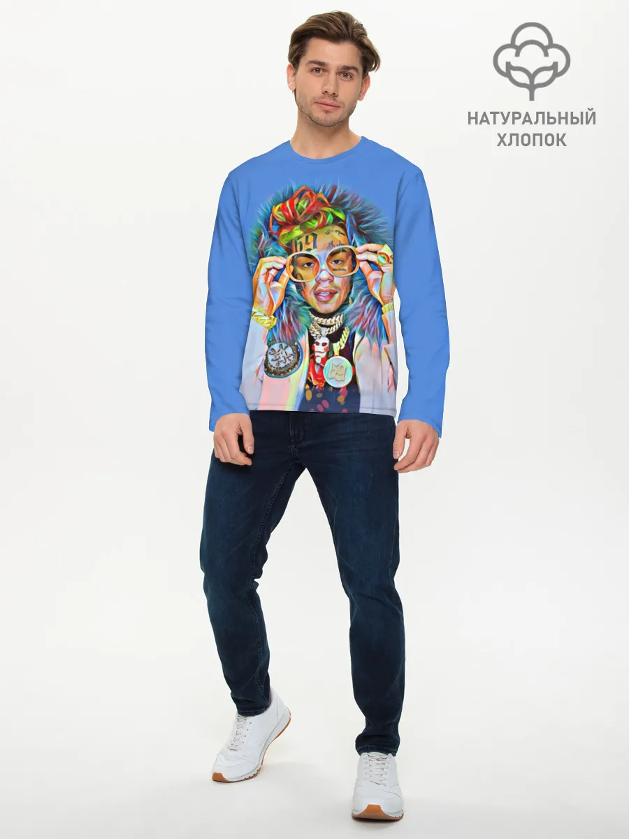 Мужской лонгслив базовый / 6IX9INE SWAG