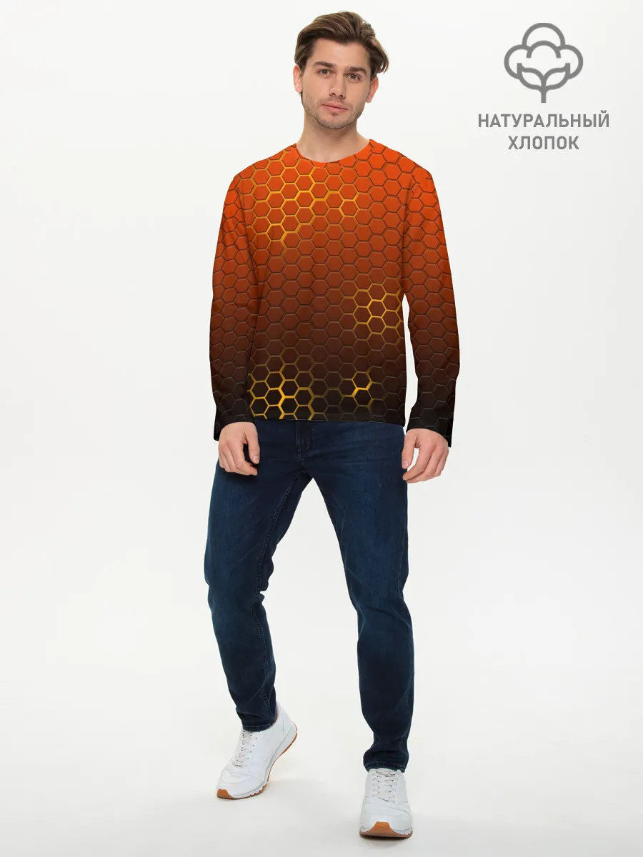 Мужской лонгслив базовый / СТАЛЬНАЯ БРОНЯ