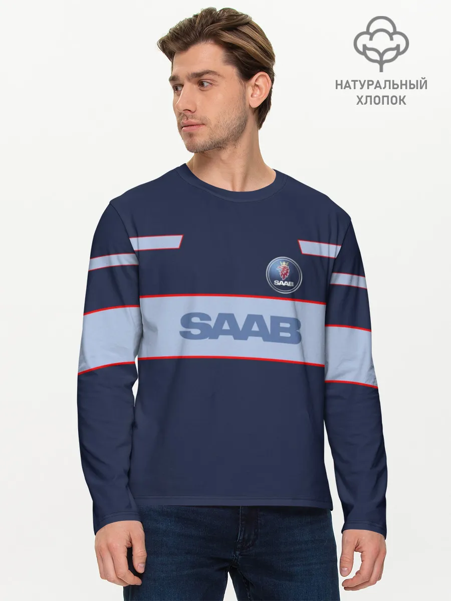 Мужской лонгслив базовый / Saab