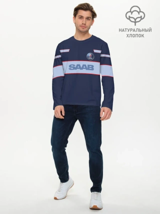 Мужской лонгслив базовый / Saab