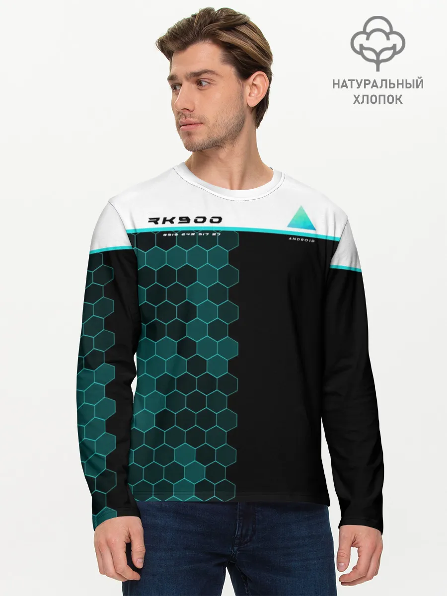 Мужской лонгслив базовый / Detroit RK900