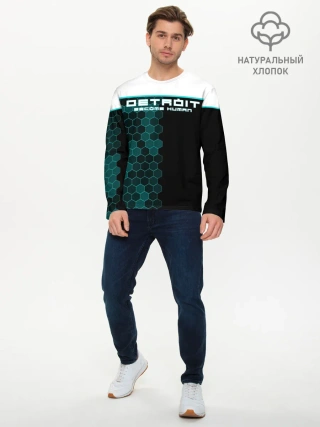 Мужской лонгслив базовый / Detroit become human