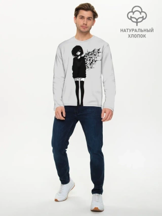 Мужской лонгслив базовый / Tokyo Ghoul