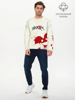 Мужской лонгслив базовый / Skrillex