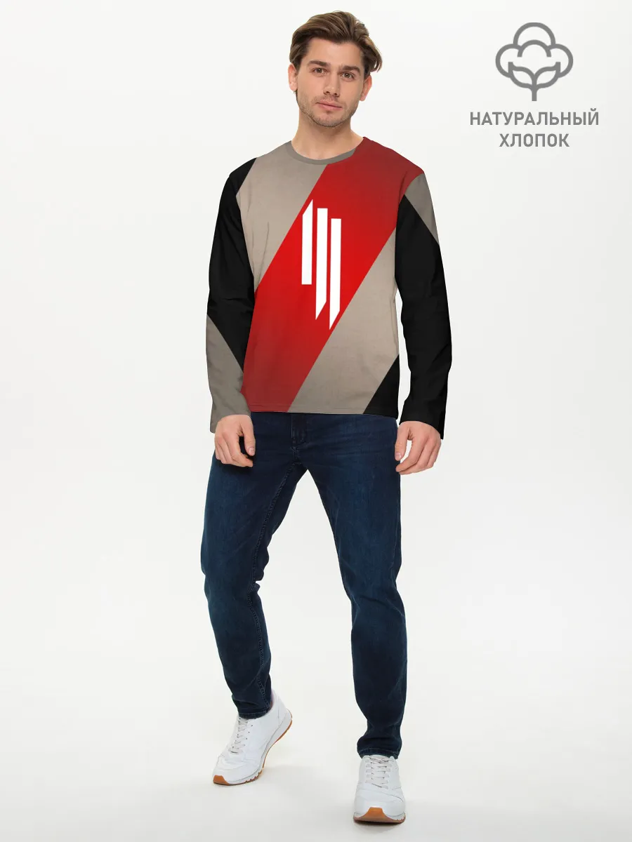 Мужской лонгслив базовый / Skrillex