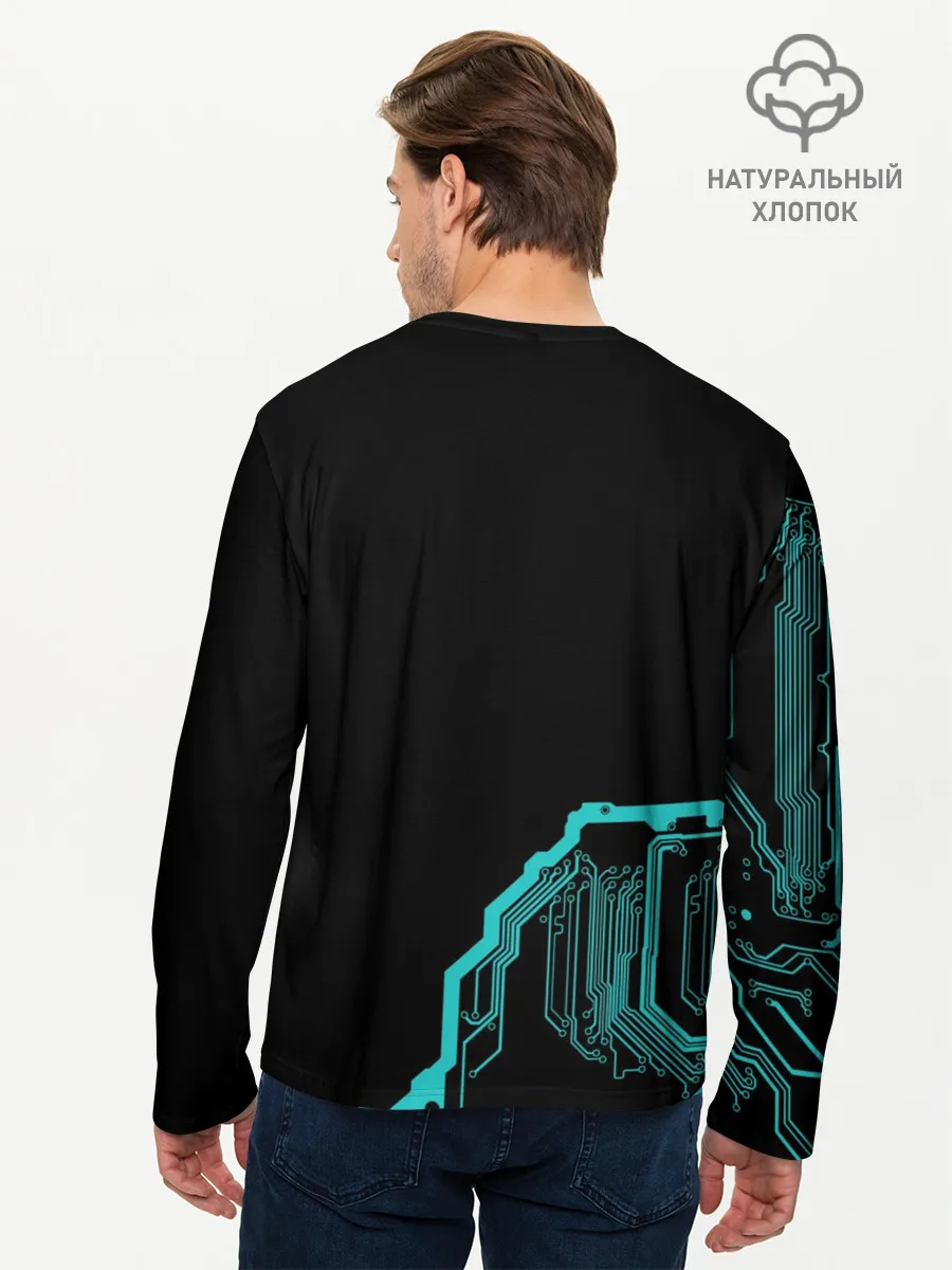 Мужской лонгслив базовый / Skrillex