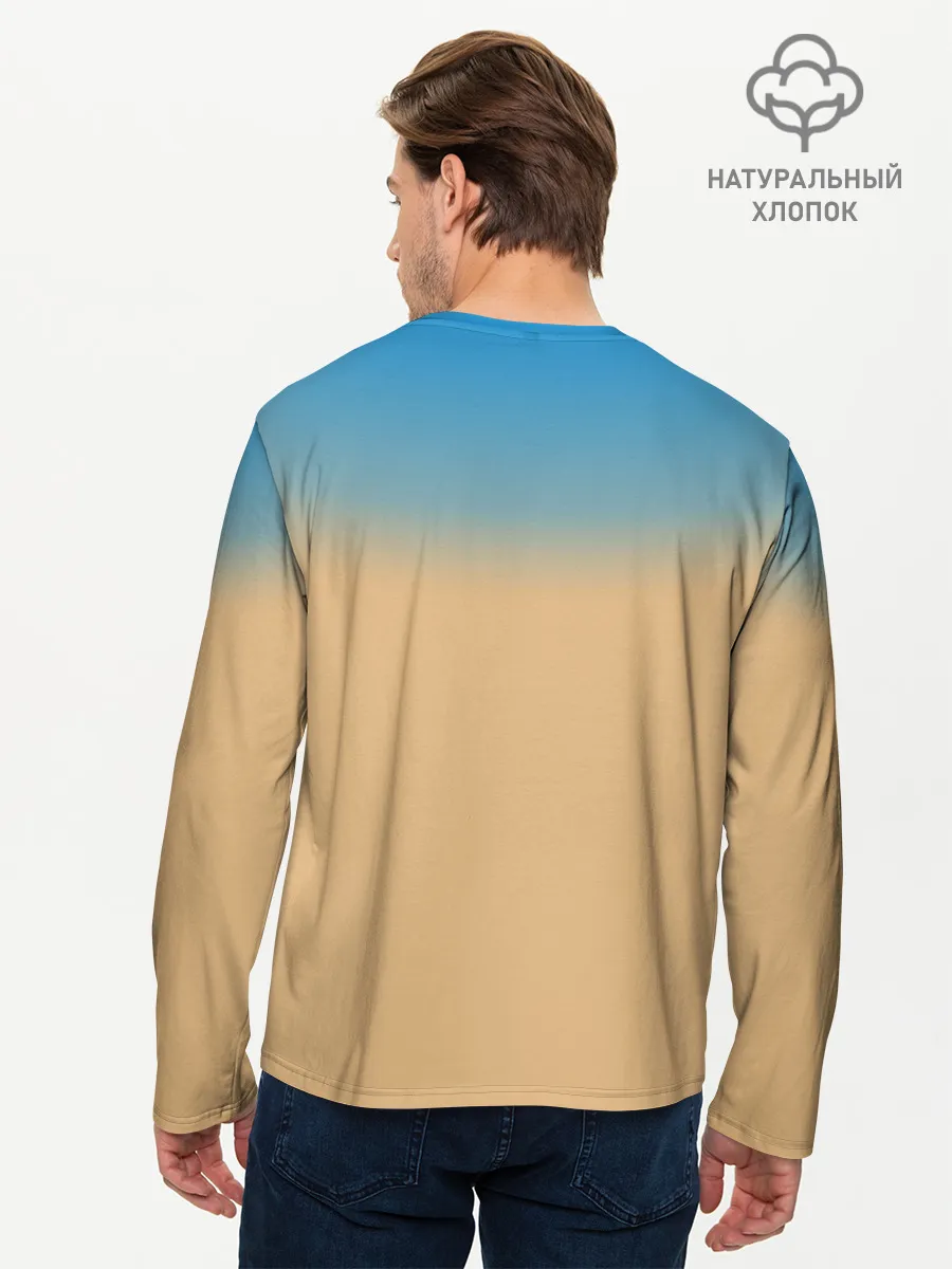 Мужской лонгслив базовый / Grumpy cat ART