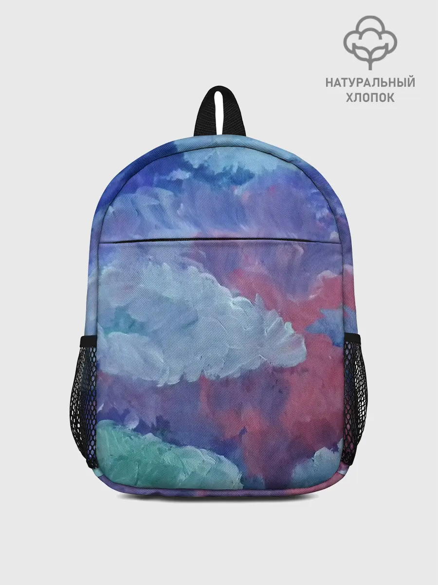 Рюкзак детский / Гуашевые облака
