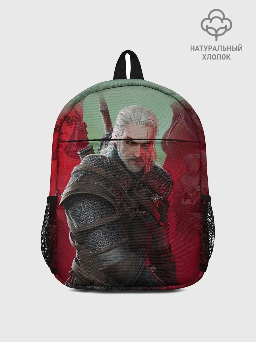 Рюкзак детский / ВЕДЬМАК | THE WITCHER | ГЕРАЛЬТ С МЕЧОМ