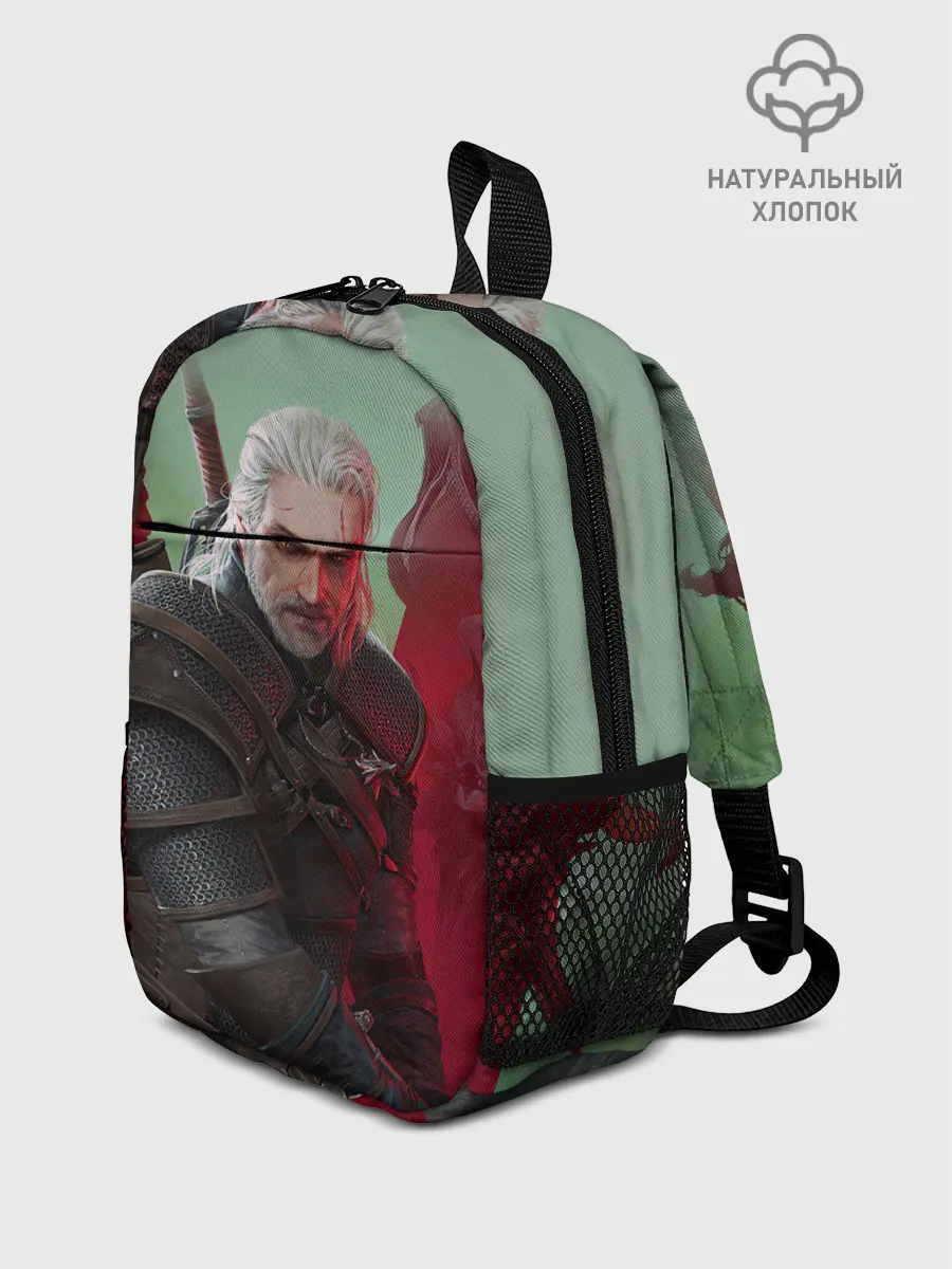 Рюкзак детский / ВЕДЬМАК | THE WITCHER | ГЕРАЛЬТ С МЕЧОМ