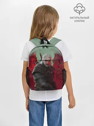 Рюкзак детский / ВЕДЬМАК | THE WITCHER | ГЕРАЛЬТ С МЕЧОМ