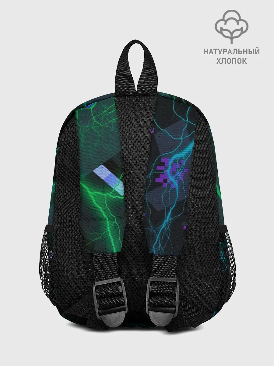 Рюкзак детский / Молнии Майнкрафт