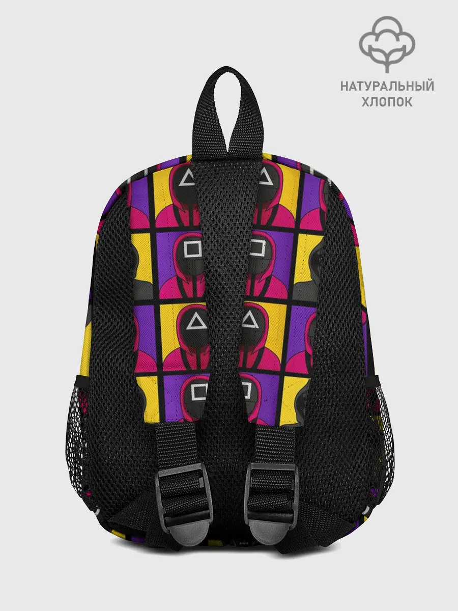 Рюкзак детский / ИГРА В КАЛЬМАРА / ОХРАНА / ВЕДУЩИЙ