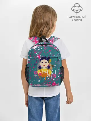 Рюкзак детский / ИГРА В КАЛЬМАРА SQUID GAME КУКЛА