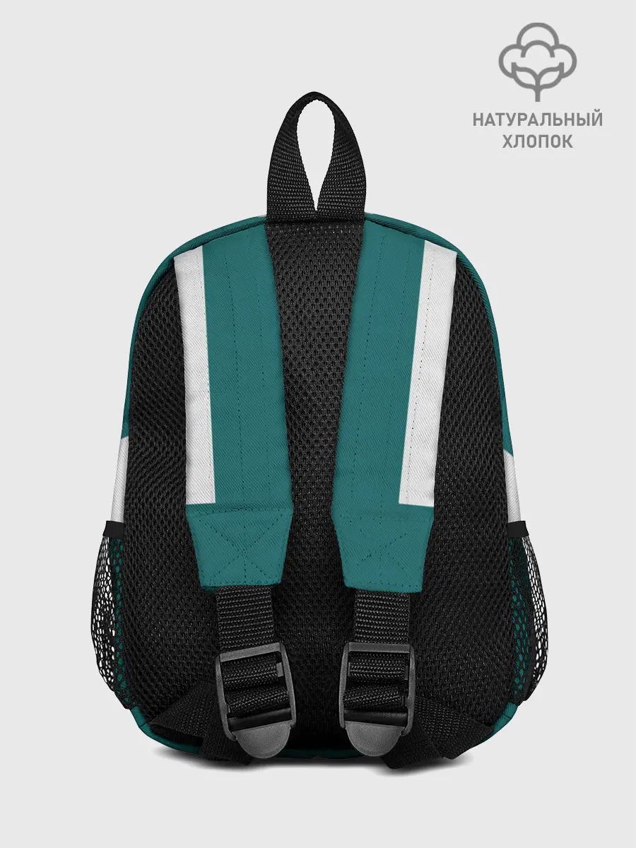 Рюкзак детский / Как в игре в кальмара. Куртка бирюзовая