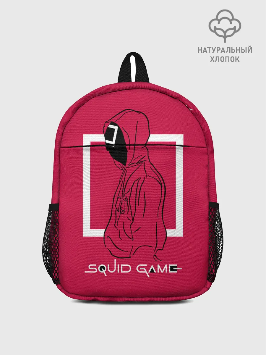 Рюкзак детский / Игра в кальмара: стражник квадрат